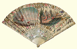 Photograph of a Rococo folding fan